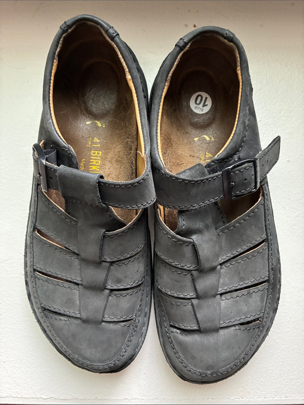 Birkenstock Men's or Women’s Closed-Toe Fisherman Sandals in Black